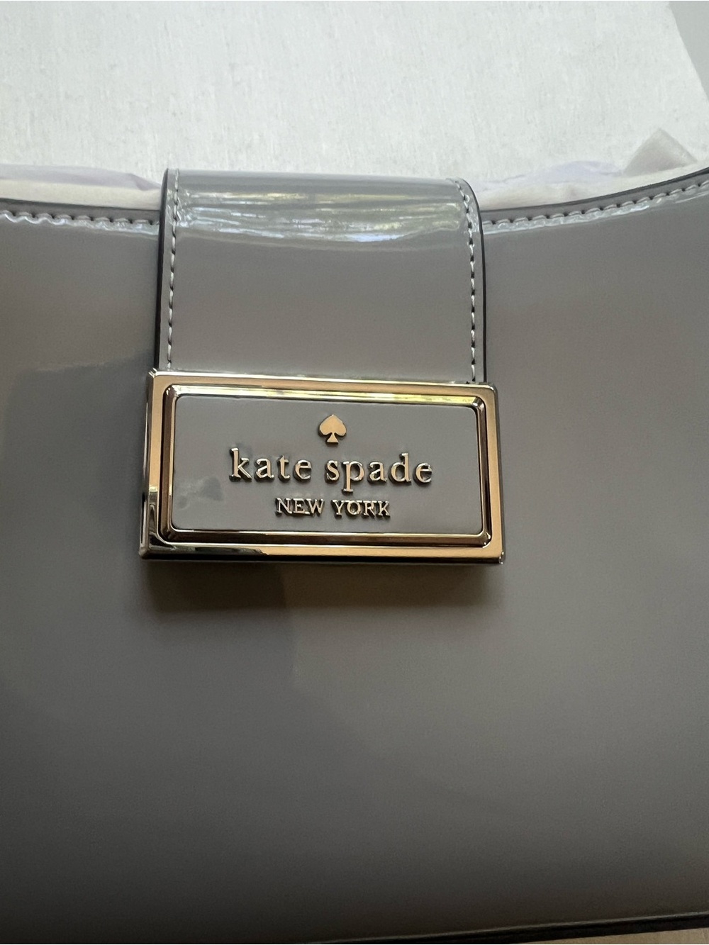 Kate Spade Reegan Patent Fabric Small Shoulder Bag - Picture 10 of 10